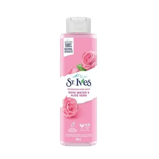 St. Ives Rose Water & Aloe Vera Refreshing Body Wash