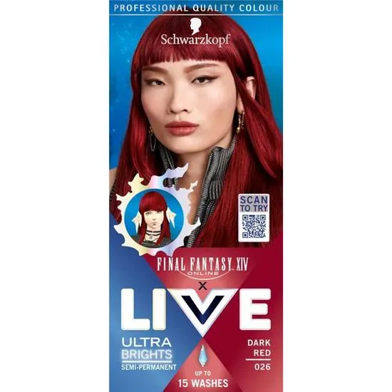 Schwarzkopf Live Ultra Brights Semi Permanent Dark Red 026