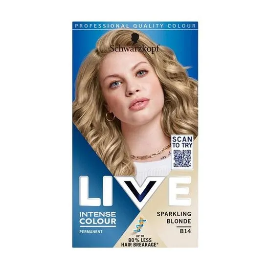 Schwarzkopf Live Intense Permanent Colour B14 Sparkling Blonde