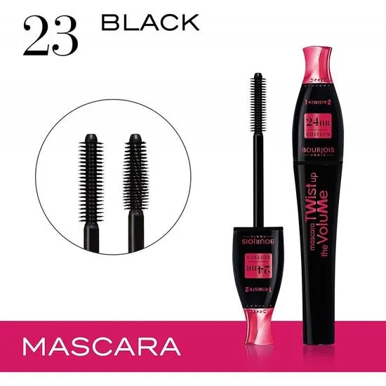 Bourjois Twist Up The Volume 2-In-1 Volume & Length 24hr Mascara