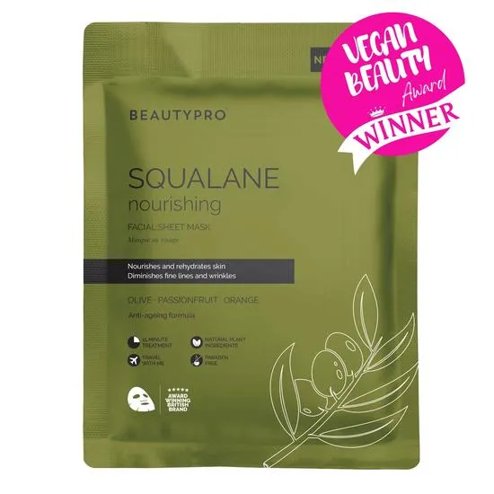 BeautyPro SQUALANE Nourishing Facial Sheet Mask