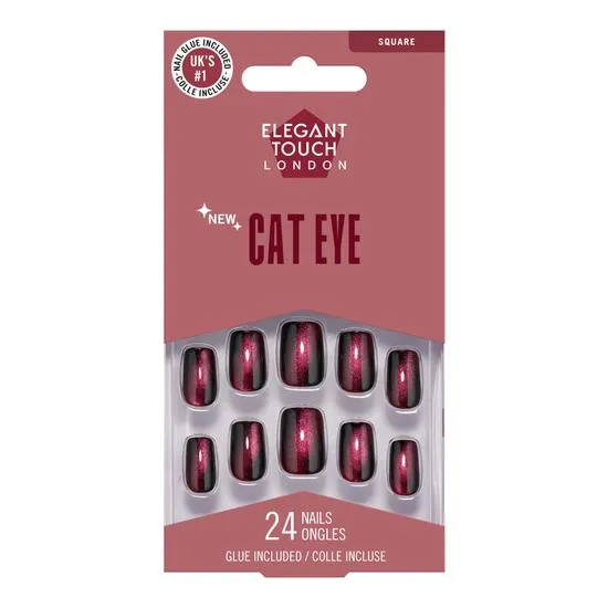 Elegant Touch Nails Cat Eye Twilight Berry
