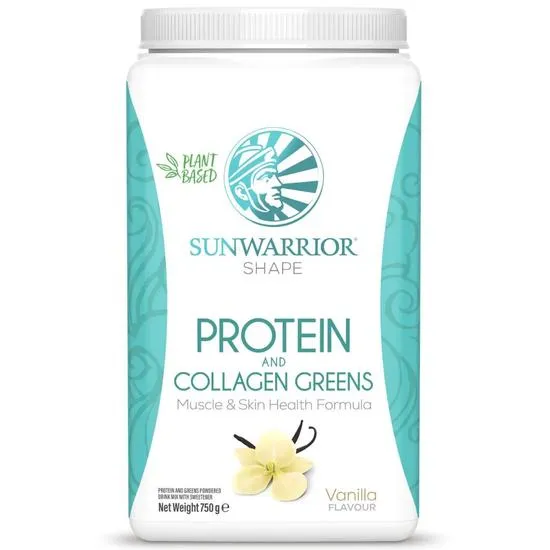 SunWarrior Shape Protein & Collagen Greens Vanilla