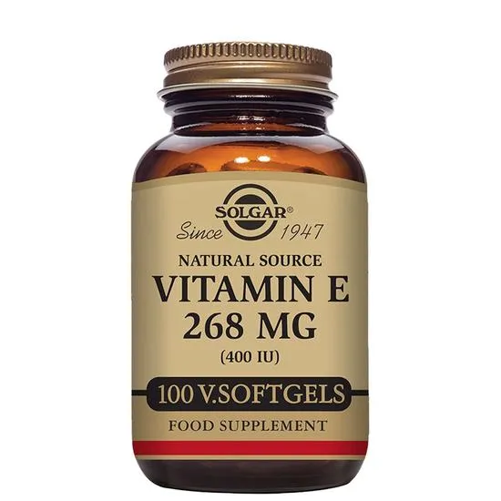 Solgar Natural Source Vitamin E 268mg Softgels
