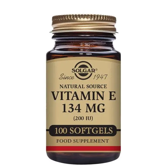 Solgar Natural Source Vitamin E 134mg Vegetable Softgels