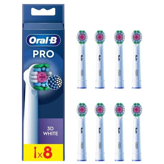Oral B 3d White Replacement Heads With X Fillaments