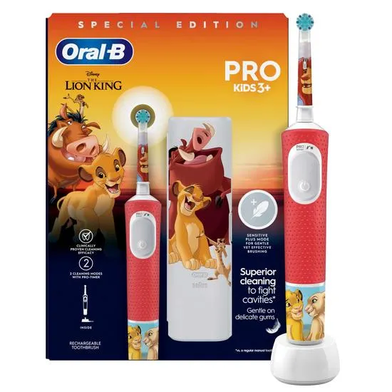 Oral B Disney Kids Lion King Electric Toothbrush