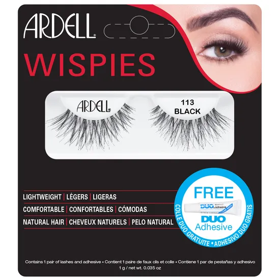 Ardell Wispies False Eyelashes 113 Black