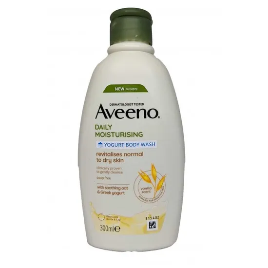Aveeno Daily Moisturising Vanilla & Oat Scent Yogurt Body Wash