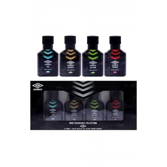 Umbro For Men Fragrance Collection Set- Eau De Toilette Ice, Energy, Power & Action
