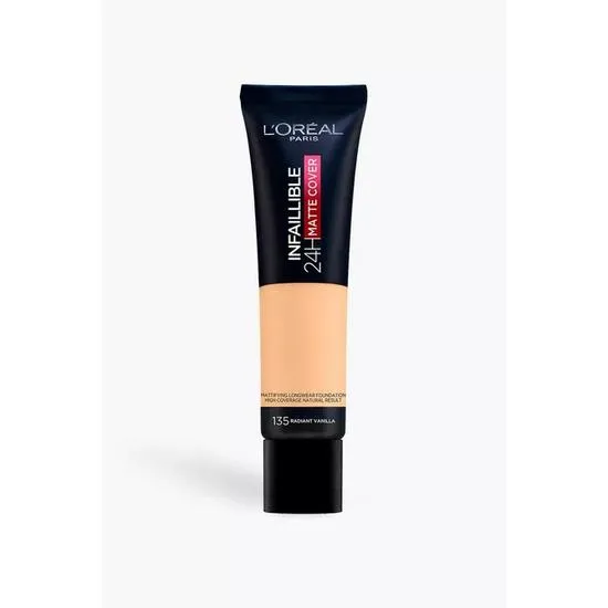 L'oreal Paris Infaillible 24Hr Matte Cover Foundation 135 Radiant Vanilla