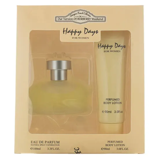 Designer French Collection Happy Days Eau De Parfum Gift Set