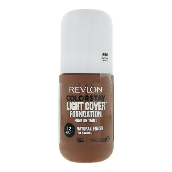 Revlon Colourstay Light Cover 12H Natural Finish Foundation 550 Mocha
