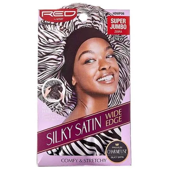 Kiss Silky Satin Wide Edge HDWP06 Zebra