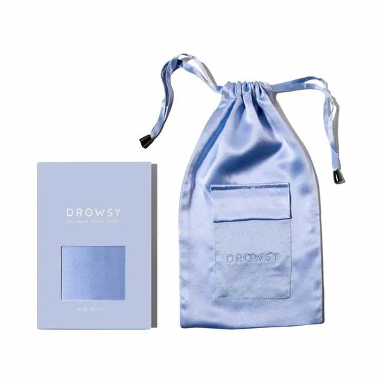 Drowsy Silk Carry Pouch Blue Belle