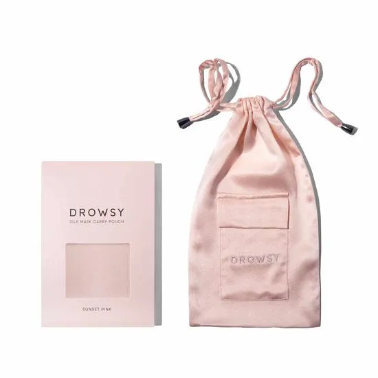 Drowsy Silk Carry Pouch Sunset Pink