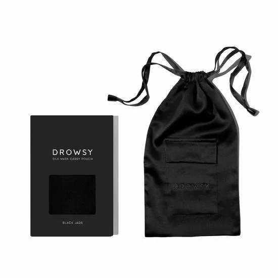 Drowsy Silk Carry Pouch Black Jade