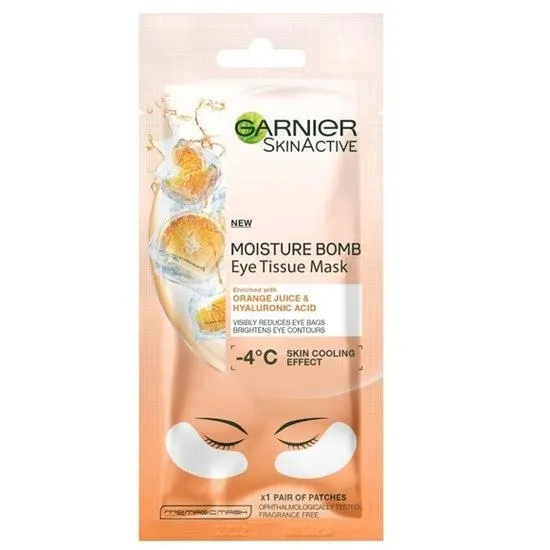 Garnier Moisture Bomb Eye Tissue Mask With Orange Juice