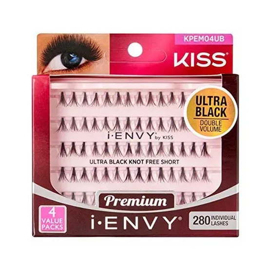 Kiss I Envy Ultra Black Knot Free Short KPEM04UB