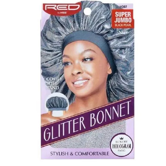 Kiss Glitter Bonnet Comfy Soft Band