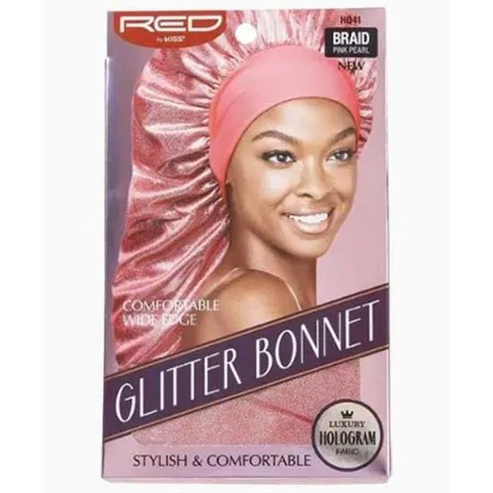 Kiss Glitter Bonnet Braid Pink Pearl Hq41