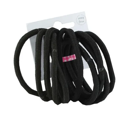 Molly And Rose Elastic Ponytailers Jumbo / Black