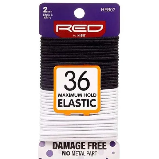 Kiss Black & White 36 Maximum Hold Elastic HEB07