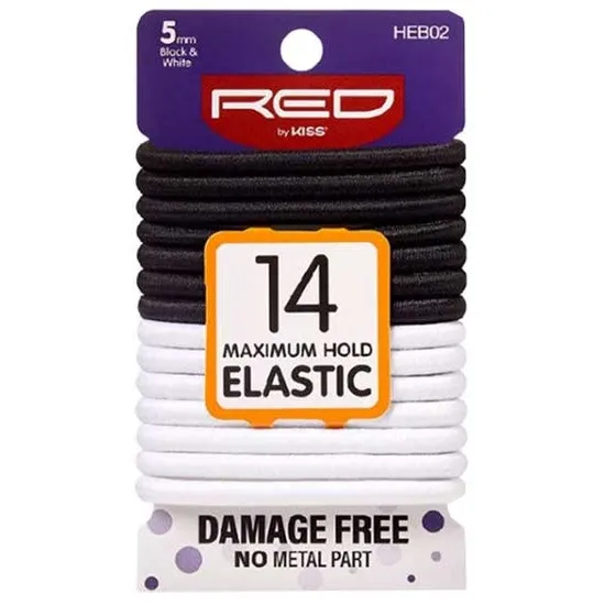 Kiss Black & White 14 Maximum Hold Elastic HEB02