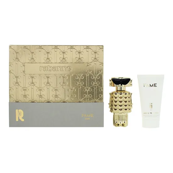 Paco Rabanne Fame Intense Women's Perfume Gift Set 50ml Eau De Parfum + 75ml Body Lotion