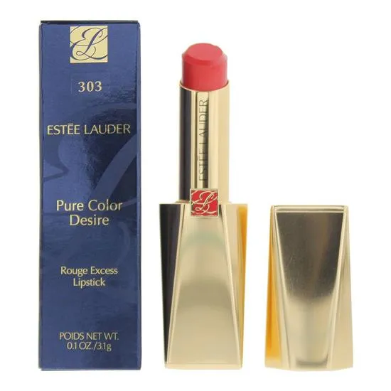 Estée Lauder Pure Colour Desire Rouge Excess Coral Red Lipstick
