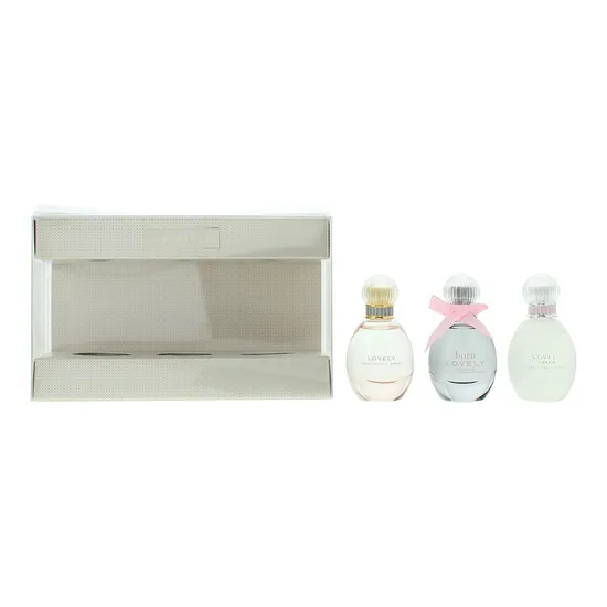 Sarah Jessica Parker Lovely Gift Set 10ml Lovely Sheer Eau De Parfum + 10ml Born Lovely Eau De Parfum + 10ml Lovely Eau De Parfum
