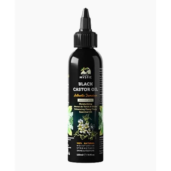 Natural Mystic Jamaican Black Castor Oil Blended Monoi De Tahiti & Ylang Ylang Essential Oil