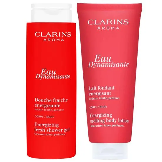Clarins Eau Dynamisante Energising Fresh Shower Gel & Energising Melting Body Lotion