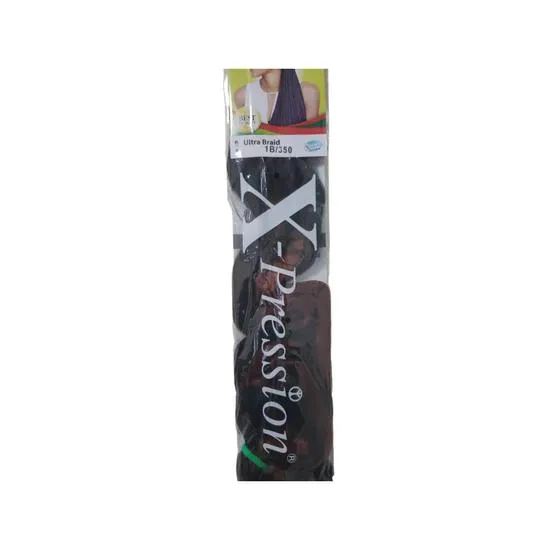 X Pression Synthetic Ultra Braid X-Pression Ultra Hair Braid Extension 1B/350