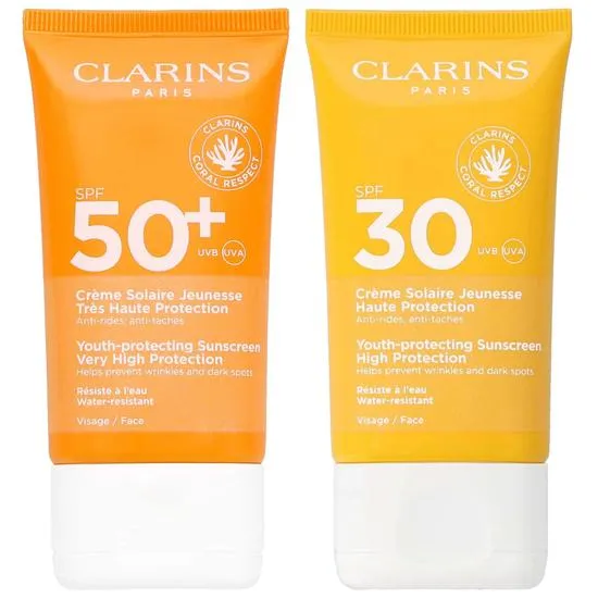 Clarins Youth-Protecting Sunscreen SPF 50+ & SPF 30