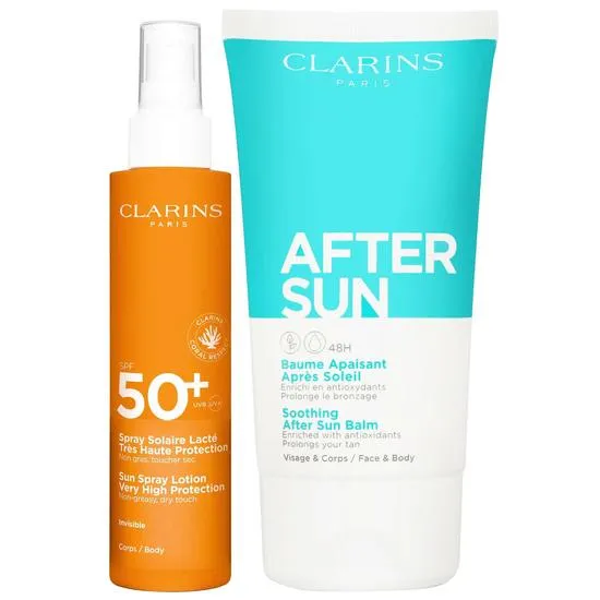 Clarins Sun Spray Lotion SPF 50+ & Aftersun Balm