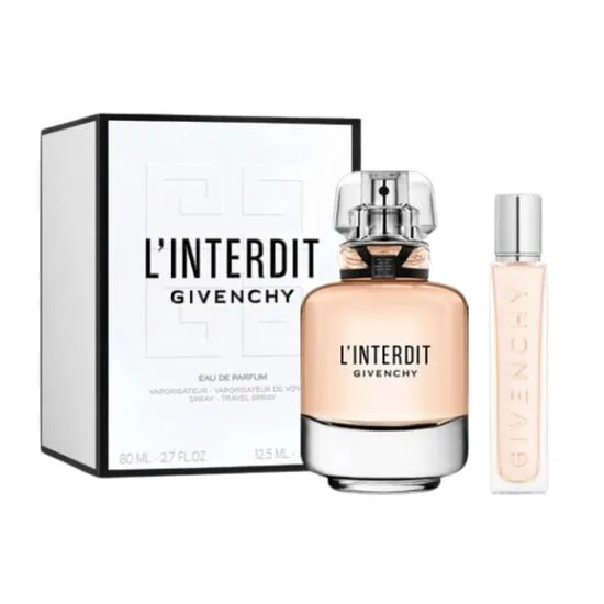 GIVENCHY L'Interdit Gift Set 80ml Eau De Parfum + 12.5ml Eau De Parfum