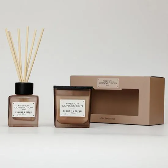 French Connection Autumn Collection Praline & Cream Diffuser + Candle
