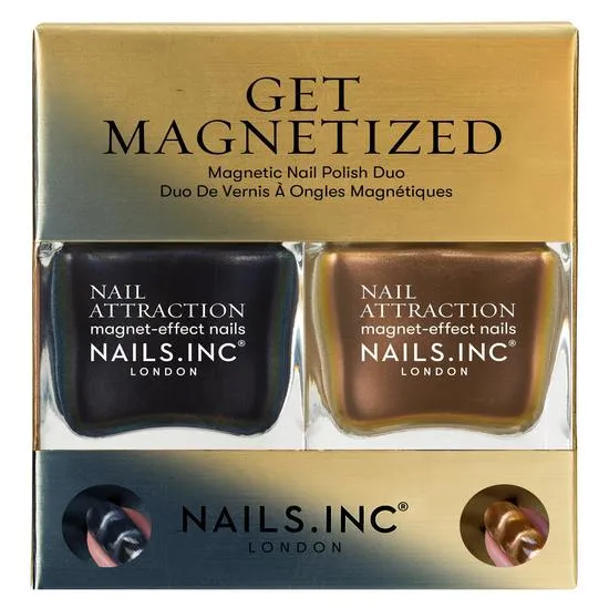 Nails Inc Nail Polish Duo Set Get Magnetised