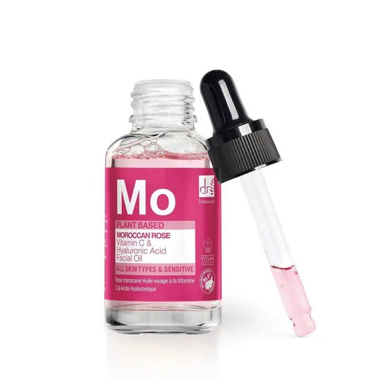Dr Botanicals Moroccan Rose Facial Serum With Hyaluronic Acid & Vitamin C