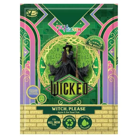 7th Heaven Wicked Witch, Please Elphaba Apple & Kiwi Sheet Mask