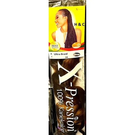 X Pression Synthetic Ultra Braid X-Pression Ultra Hair Braid Extension 30