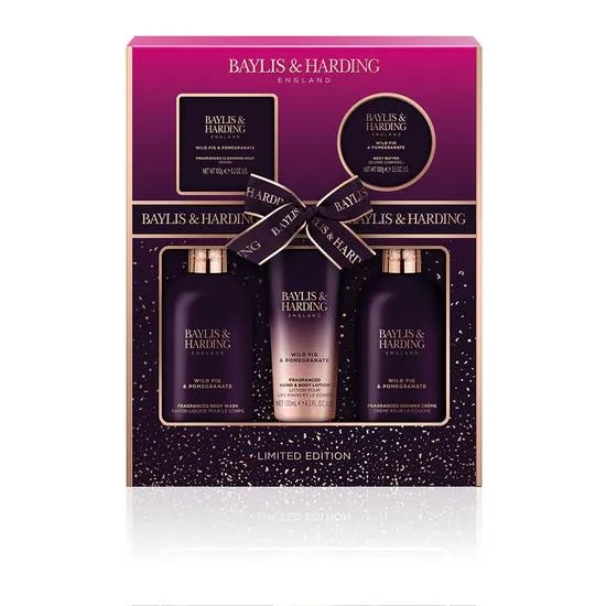 Baylis & Harding Limited Edition Wild Fig & Pomegranate Perfect Pamper Gift Set