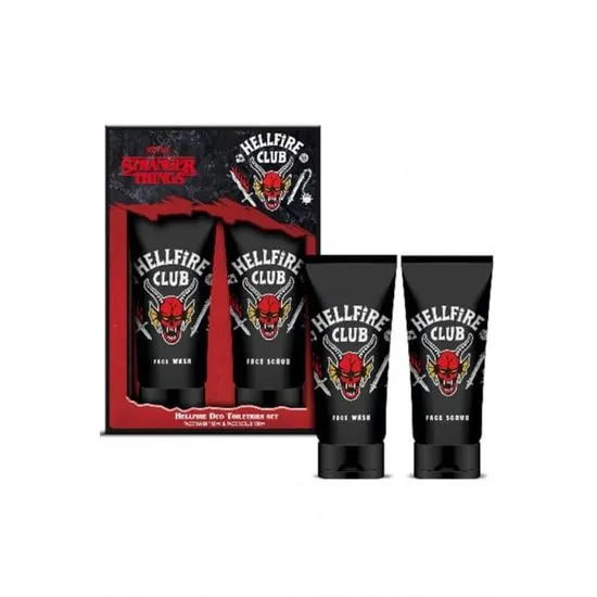 Stranger Things Hellfire Club Duo Toiletries Set Face Wash & Face Scrub