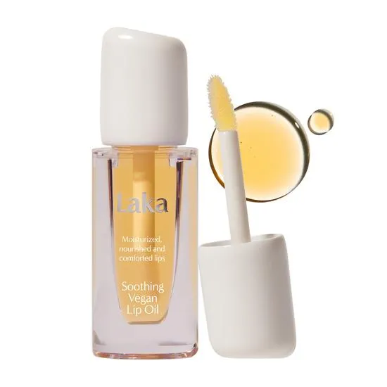 Laka Soothing Vegan Lip Oil Nourishing Yellow