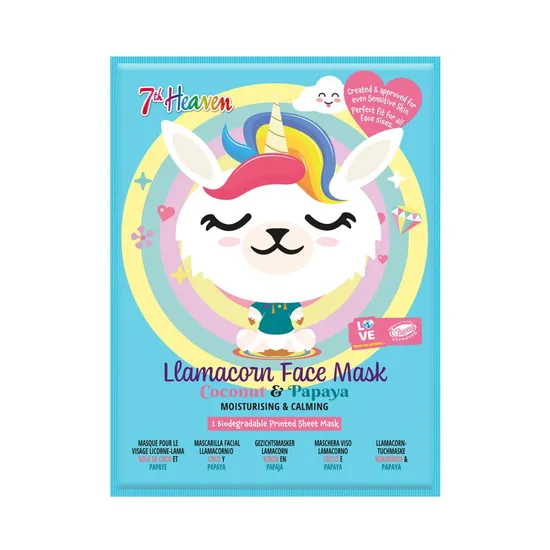 Montagne Jeunesse 7th Heaven Coconut & Papaya Llamacorn Face Mask