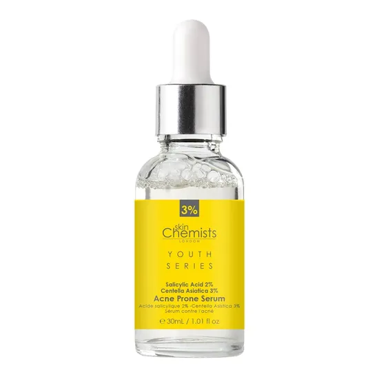 skinChemists Acne Prone Serum Salicylic Acid 2%, Centella Asistica 3%