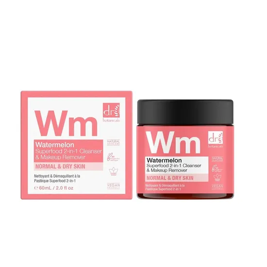 Dr Botanicals Watermelon Superfood 2-In-1 Cleanser & Makeup Remover