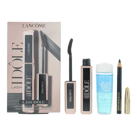 Lancôme Lash Idole Gift Set 8ml Lash Idole Mascara 01 Glossy Black + 0.7g Le Crayon Khol Eyeliner Pencil Mini 01 Noir
