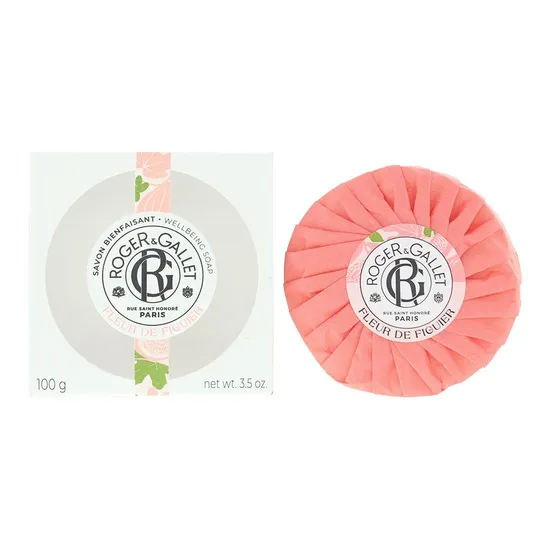 Roger & Gallet Fleur De Figuier Round Soap In Travel Box